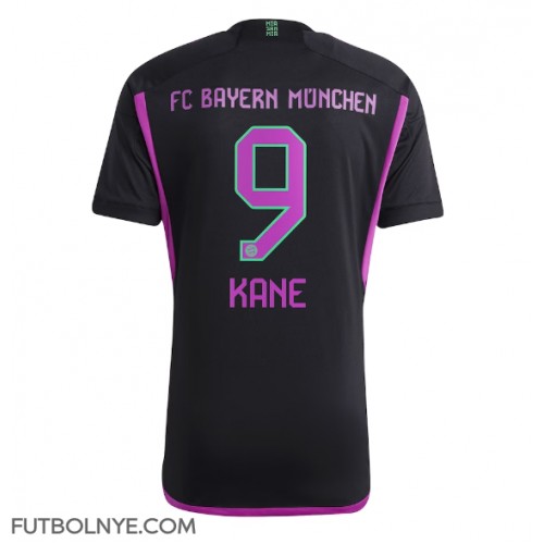 Camiseta Bayern Munich Harry Kane #9 Visitante Equipación 2023-24 manga corta
